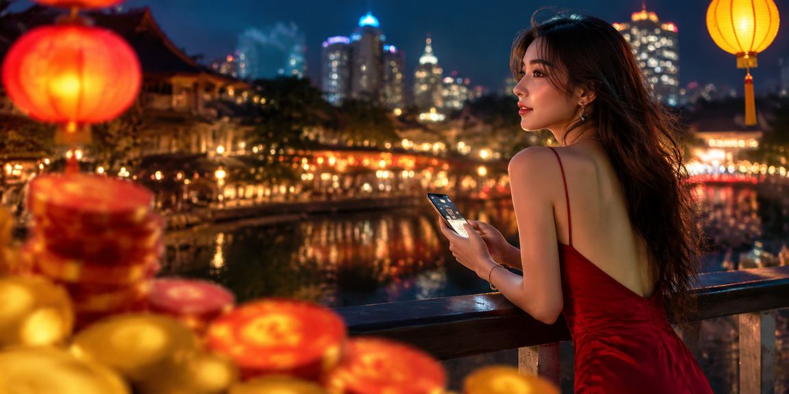 Người dùng Hà Nội xem phân tích tỷ lệ kèo bóng đá trên điện thoại vào buổi tối